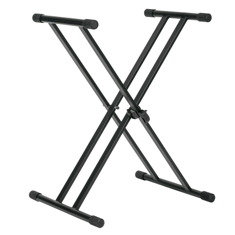 [GATOR GFW-KEY-2000X] Gator Cases Frameworks Double X Style Keyboard Stand 
#GAGFWKEY2000 MFR #GFW-KEY-2000X