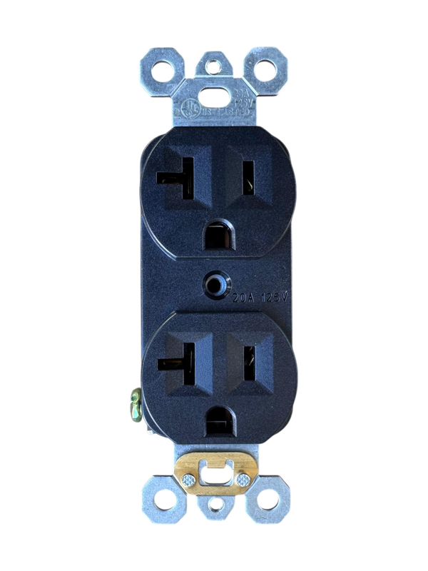 [Edison EP - 125V20A - B] Edison Plug 125V 20A Black
