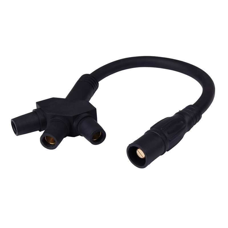 [CA3FST-A (D2-SW1)] CLS Assembled Adapters Soft 3Fer (M-F-F-F) - Black (A)
Part # CA3FST-A