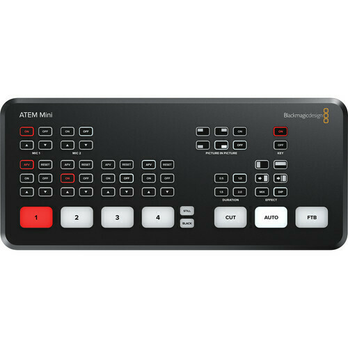 [Blackmagic ATEM Mini] Blackmagic Design ATEM Mini HDMI Live Stream Switcher
 #BLSWATEMMINI  MFR #SWATEMMINI