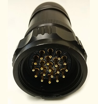19 Pin Male Chassis Connector