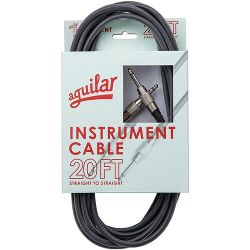 Aguilar AGINST20SS 20' Instrument Cable, Straight to Straight Connector