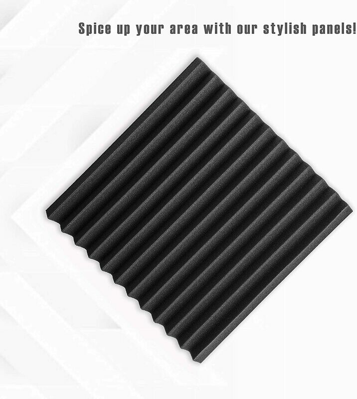 [Acoustic Foam Panels, 2" X 12" X 12"] Acoustic Foam Panels, 2" X 12" X 12"