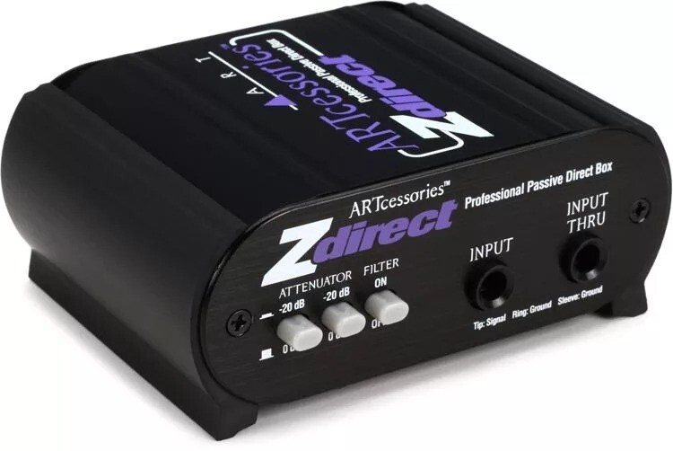 [ART-ZDIRECT] ART Zdirect 1-channel Passive Instrument Direct Box