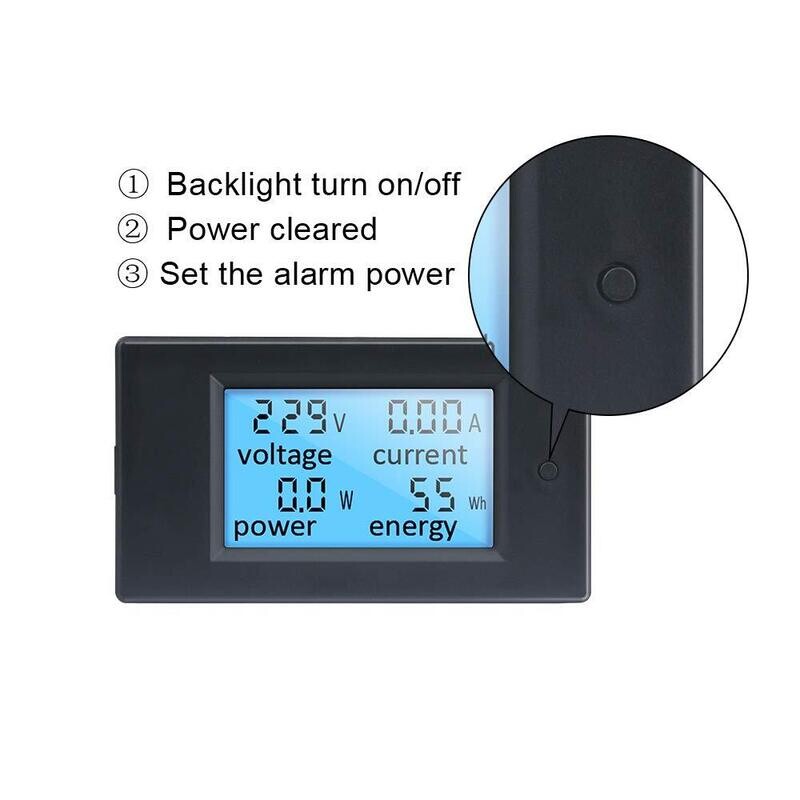 AC Voltmeter Ammeter 80-260V 100A KT-D135 LCD.