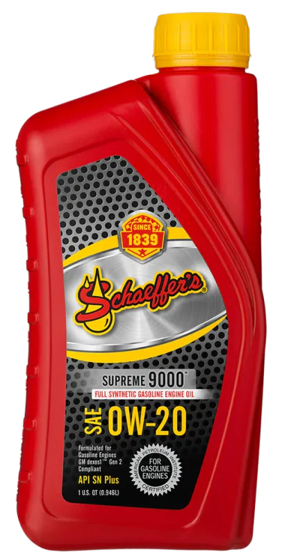 Schaeffer's 9005-012 SUPREME 9000TM FULL SYNTHETIC 5W-20