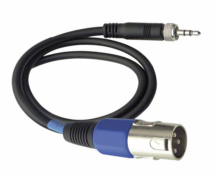 [556950] Sennheiser CL-100 1/8"-Male Mini Jack to XLR-Male Connector Cable for Sennheiser Receiver
BH #SECL100 MFR #CL100