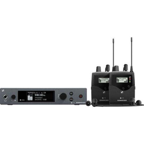[509615] Sennheiser ew IEM G4-Twin Wireless Monitor System Kit (G: 566 to 608 MHz)
#SEEWIEMG4TWG  MFR #EW IEM G4-TWIN-G