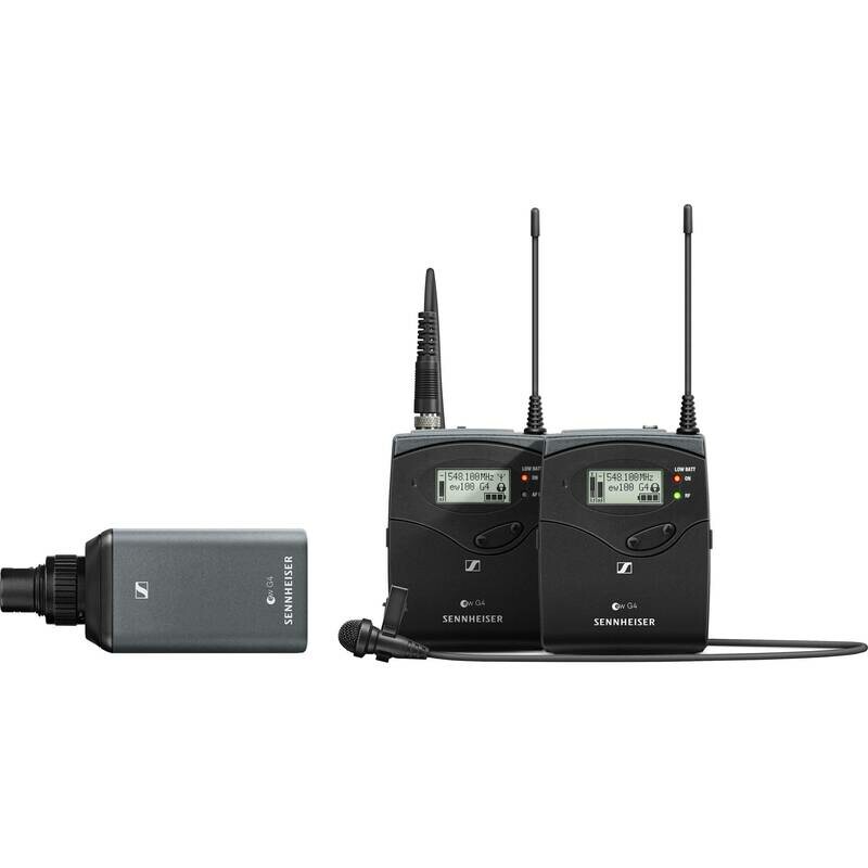 [509514] Sennheiser EW 100 ENG G4 Camera-Mount Wireless Combo Microphone System (A1: 470 to 516 MHz) #SEEW100EG4A1 MFR #EW 100 ENG G4-A1