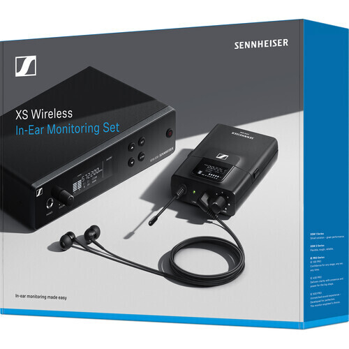 [509146] Sennheiser XSW IEM SET Stereo In-Ear Wireless Monitoring System (A: 476 to 500 MHz)
#SEIEMXSWSA #XSW IEM SET (A)