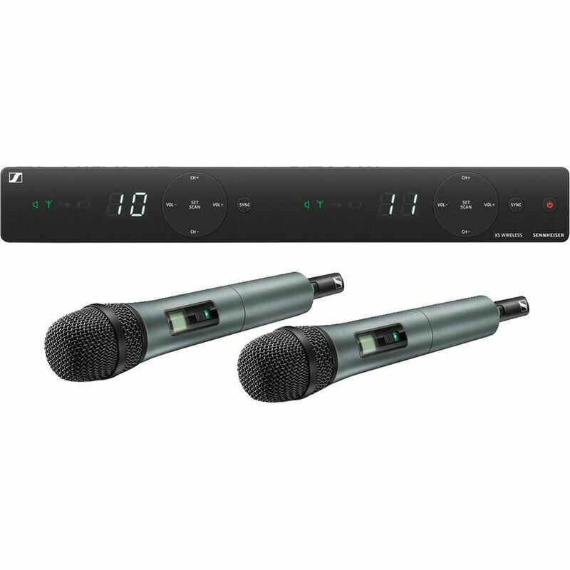 [508270] Sennheiser XSW 1-835 Dual-Vocal Set with Two 835 Handheld Microphones (A: 548 to 572 MHz) #SEXSW1835 MFR #XSW 1-835 DUAL-A