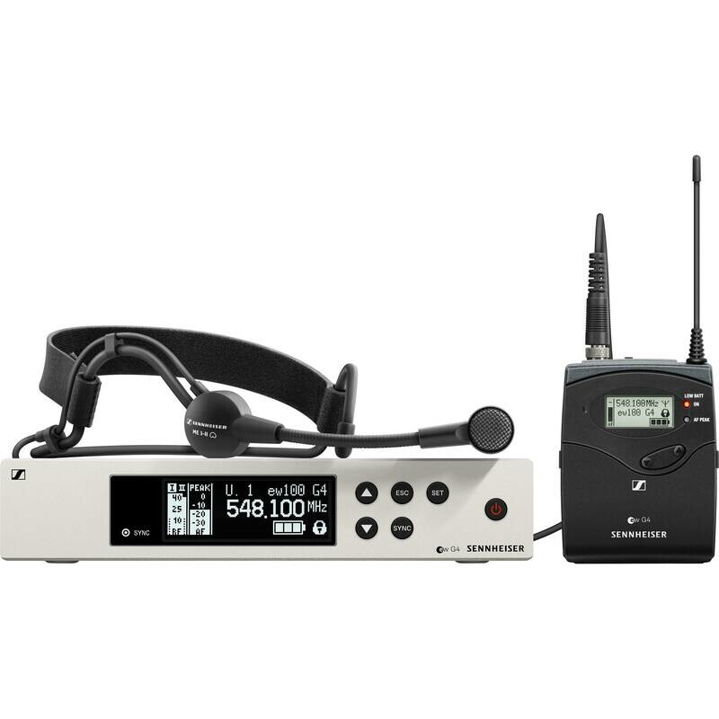 [507871] Sennheiser EW 100 G4-ME3 Wireless Cardioid Headset Microphone System (A1: 470 to 516 MHz)
#SEEW100G43A1 MFR #EW 100 G4-ME3-A1