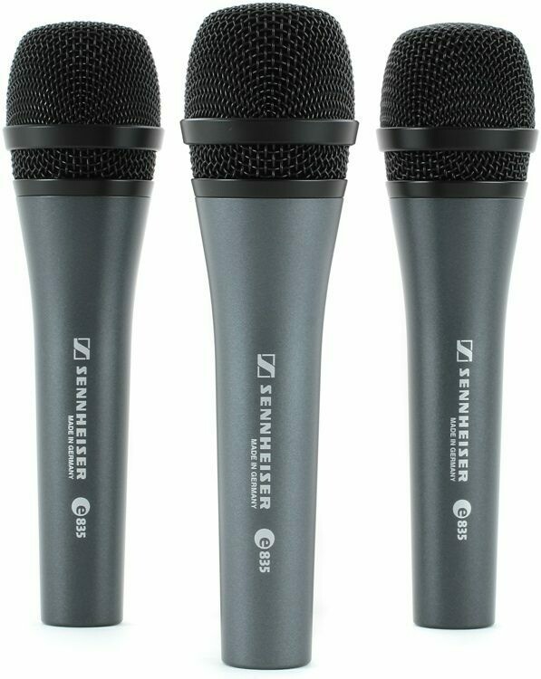 Sennheiser e 835 - Cardioid Handheld Dynamic Microphone Kit (3-Pack) #SEE8353K MFR #506666