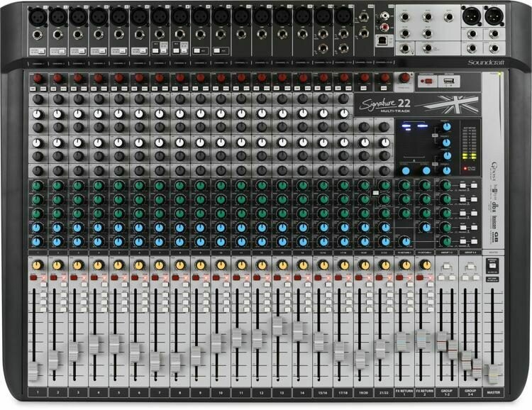 Soundcraft Signature 22 Mixer with Effects #SOS22ME MFR #5049562