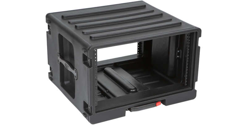 [1SKB-R6UW] SKB 6U Roto Rolling Rack Case 
 #SK1SKBR6UW MFR #1SKB-R6UW