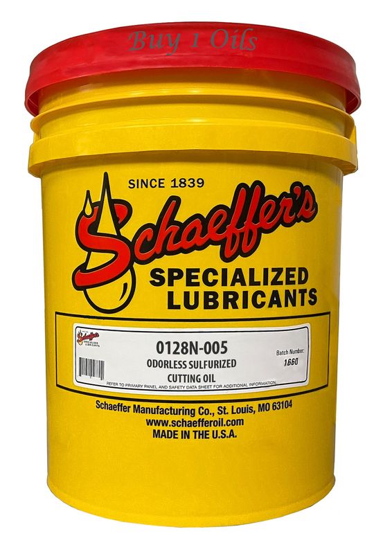 [0128N-005] Schaeffer's 128N Odorless Sulfurized Cutting Oil | 5-G