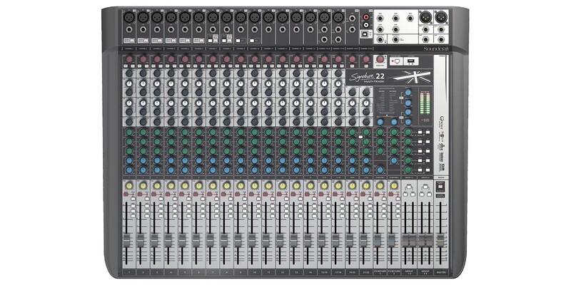 Soundcraft Signature 22 MTK 22-Input Multi-Track Mixer with Effects #SOS22MTKME MFR #5049563
