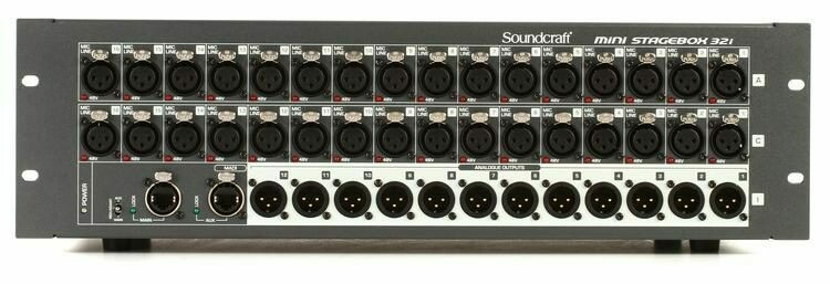 [Soundcraft Mini Stagebox 32i US (D3-SW5)] Soundcraft Mini Stagebox 32i for Si Series Consoles #SOMSB32I2X MFR #MINI STAGEBOX 32I US