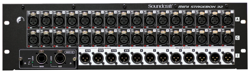 [Soundcraft Mini Stagebox 32R] Soundcraft Mini Stagebox 32 for Soundcraft Mixer Consoles
#SOMSB32R MFR #5049659