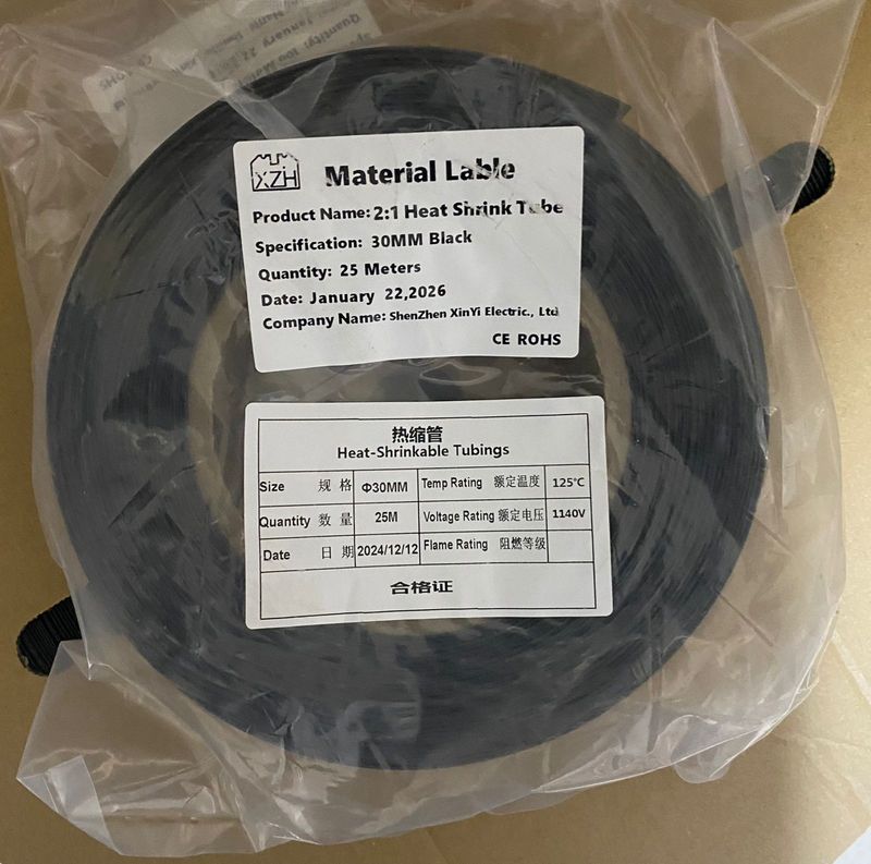Heat Shrink 2:1 25MM Black