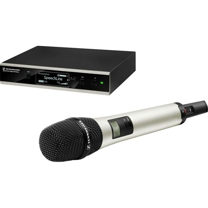 Sennheiser SpeechLine Digital Wireless SL Handheld Set DW-4-US RM Wireless Mic with Rackmount Kit
#SEHHE865CRM MFR #SL HANDHELD SET DW-4-US R