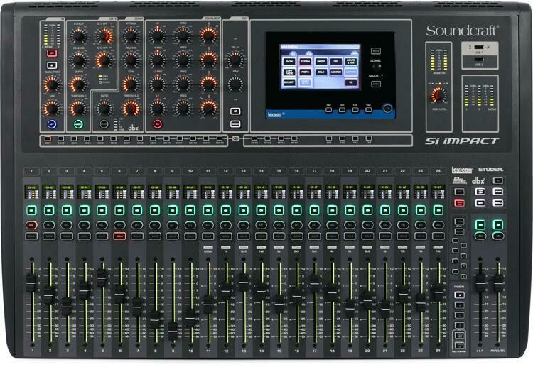[SOUNDCRAFT SI-IMPACT (D3)] Soundcraft Si Impact 40-Input Digital Mixing Console and 32-In/32-Out USB Interface with iPad Control
#SO5056170 MFR #5056170