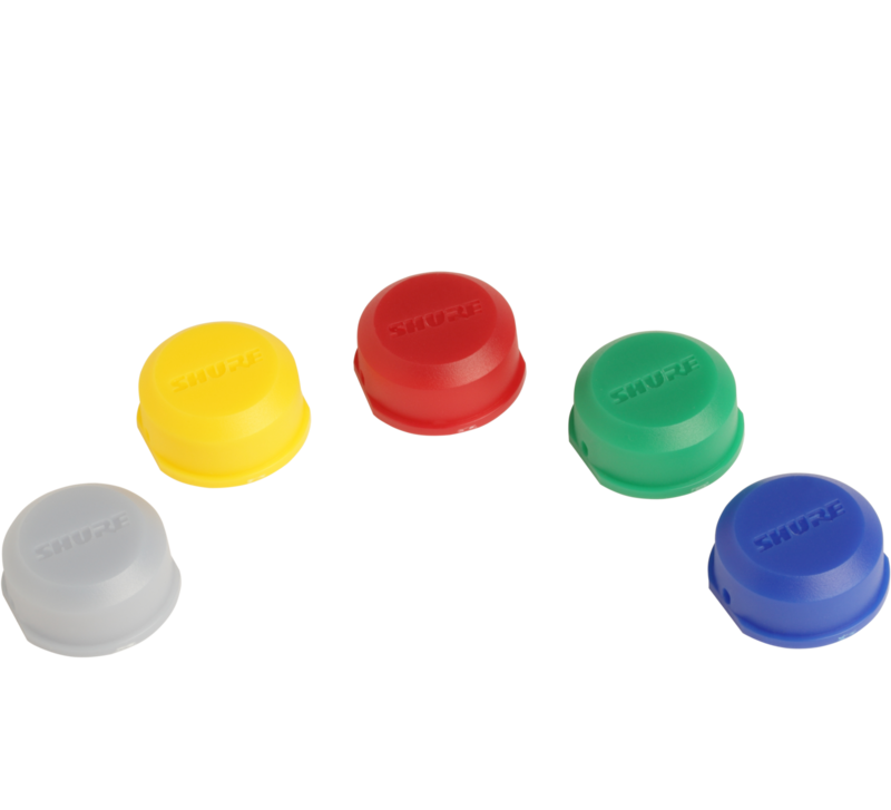 [SHURE-WA621 (D2-SW4)] Shure Color ID Caps Kit for BLX Series Handheld Transmitters
#SHBLXWA621 MFR #WA621