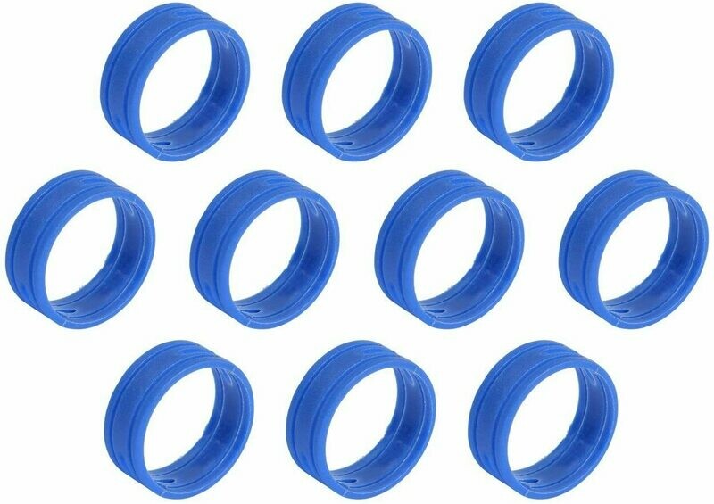 [SFC-BAND-BLUE-10PK] Superflex Gold xlr Connector ID Band Blue