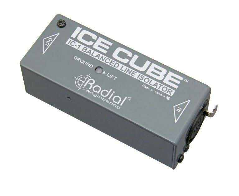 [Radial Engineering IceCube IC-1] Radial Engineering IceCube IC-1 Balanced Line Isolator and Hum Eliminator #RAICIC1BLI MFR #R800 1031