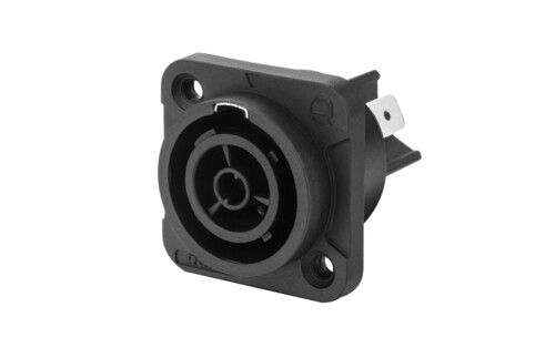 REAN RRAC3F-X-000-1 Power X Series IP65 Female powerCON True Chassis Connector, Power Out