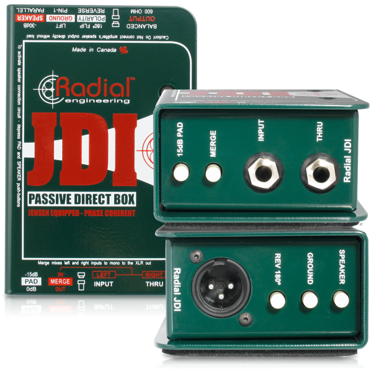 [RADIAL JDI (D2-SW1)] Radial Engineering JDI Mk3 - Professional Passive Direct Box with Jensen Transformer
#RAJDI MFR #R800 1010
