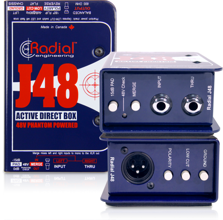 [RADIAL ENGINEERING J48] Radial Engineering J48 - Single Channel Active Direct Box
#RAJ48  MFR #R800 3001