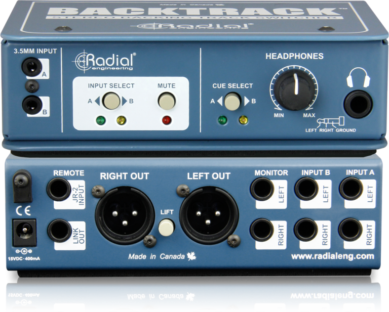 [RADIAL BACKTRACK] Radial Engineering Backtrack Stereo Audio Switcher
#RASBTS35A14I MFR #R800 8102 00