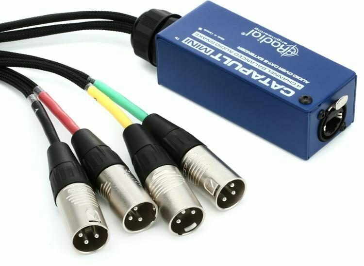 [R800 8029 00] RADIAL Radial Engineering Catapult Mini RX 4-Channel Cat 5 Audio Snake #RAR8008029 MFR #R800 8029