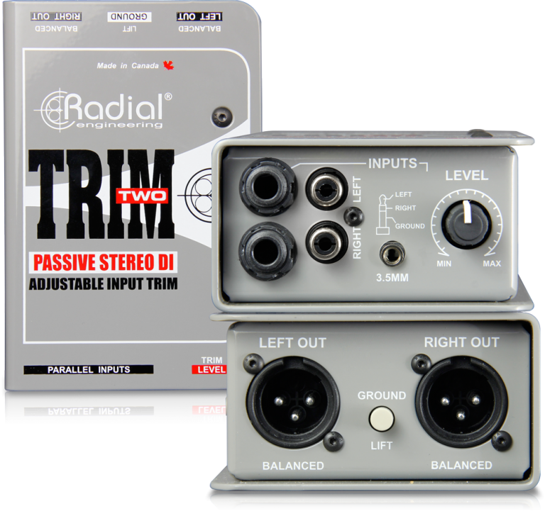 [R800 1117 00] Radial Engineering Trim-Two Stereo DI with Volume Control #RATTVC MFR #R800 1117