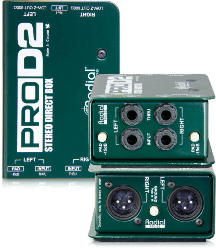 [R800 1102 00] Radial Engineering ProD2 Direct Box #RAPROD2 MFR #R800 1102