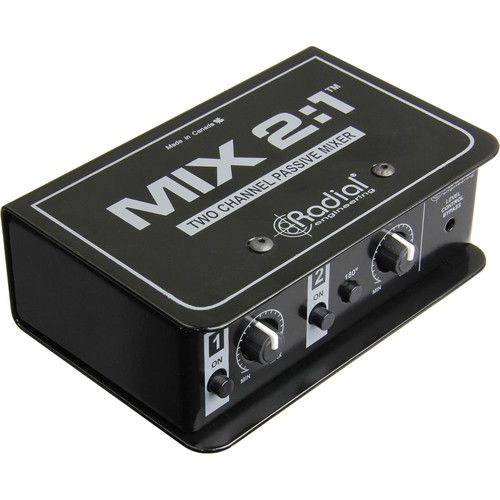 [R800 1036 00] Radial Engineering MIX 2:1 2-Channel Audio Combiner & Mixer