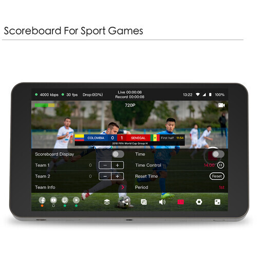 [YOYBEMV] YoloLiv YoloBox Portable All-in-One Multi-Camera Live Streaming Encoder, Switcher, Monitor, and Recorder