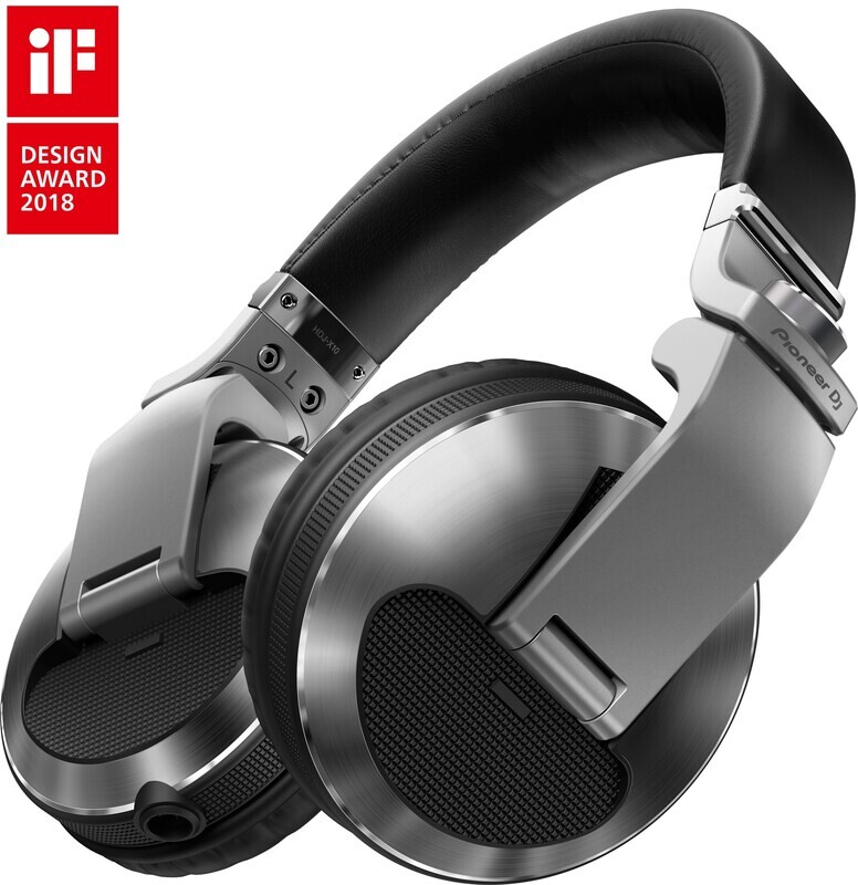 [Pioneer DJ HDJ-X10 Professional Over-Ear DJ Headphones Silver] Pioneer DJ HDJ-X10 Professional Over-Ear DJ Headphones (Silver/Argent)