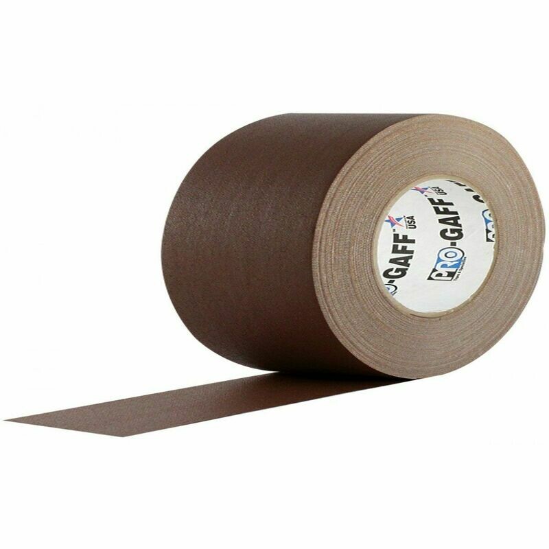 [PRO-GAFF-4" BRN .(D1-3-2, D2-SW1)] Visual Departures Gaffer Tape - 4" x 55 Yards (Brown)
BH #VIGT255BR • MFR #VDL-GTBR-455