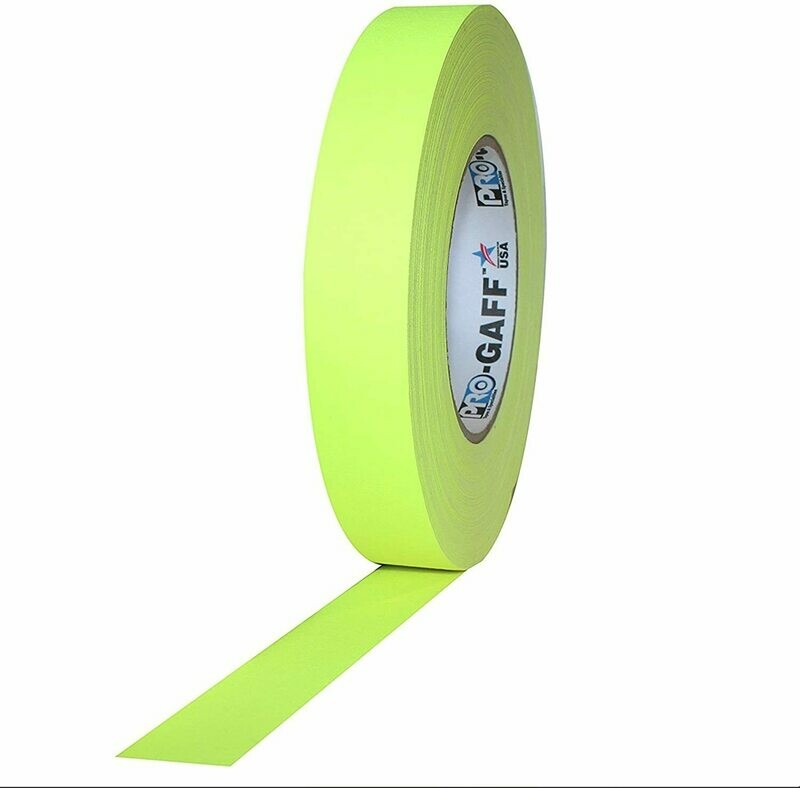 [PRO-GAFF SPIKE-TAPE-YEL 1"] PRO-GAFF SPIKE-TAPE-YELLOW. 1" 50 Yards