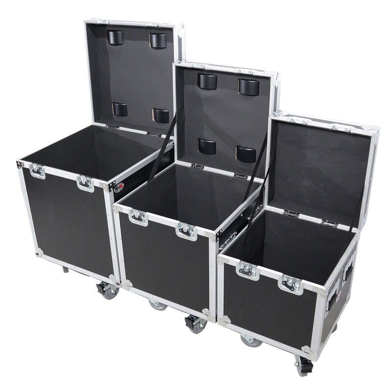 [XS-UTL49] ProX XS-UTL49 PKG3 Package of 3 Utility ATA Flight Travel Storage Road Case – Includes 1-Large 1-Medium 1-Small Size with 4" Casters