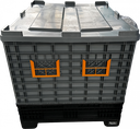 Foldable Pallet Box with Lid
