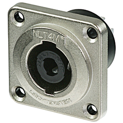 [Neutrik NLT4MP (NL4)] Neutrik NLT4MP SpeakON 4-Pole Male Chassis Connector
#NENLT4MP MFR #NLT4MP