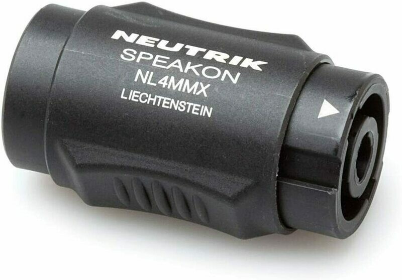 [Neutrik NL4MMX] Neutrik NL4MMX Lockable Speakon Coupler #NENL4MMX MFR #NL4MMX