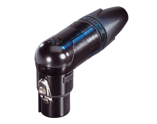 Neutrik NC3FRX-BAG Right-Angle XLR 3-Pin Female Cable Connector (Black Metal Housing, Silver Contacts)
#NENC3FRXBAG MFR #NC3FRX-BAG