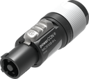 Neutrik NAC3FXXB-W-L powerCON Lockable Power Connector (Gray) #NENAC3FXXBWL  #NAC3FXXB-W-L
