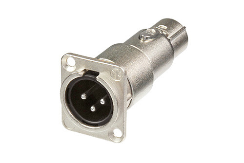 [Neutrik NA3MDF (U4-1-3)] Neutrik NA3MDF XLR Male to Female Feedthrough Adapter for Panel Mount
#NENA3MDF MFR #NA3MDF