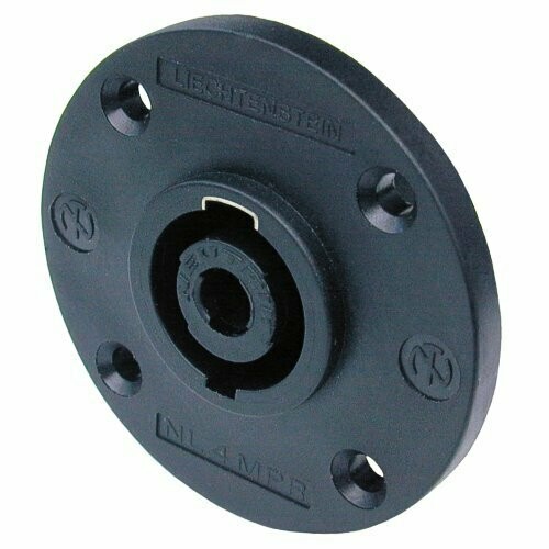 [NEUTRIK NL4MPRXX] Neutrik NL4MPRXX 4-Pole Round Speakon Chassis Connector MFR #NL4MPXX