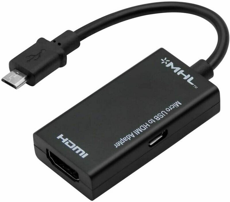 [MHL Micro USB to HDMI Adapter Converter Cable for Android Phone Smartphone HD TV] MHL Micro USB to HDMI Adapter Converter Cable for Android Phone Smartphone HD TV
